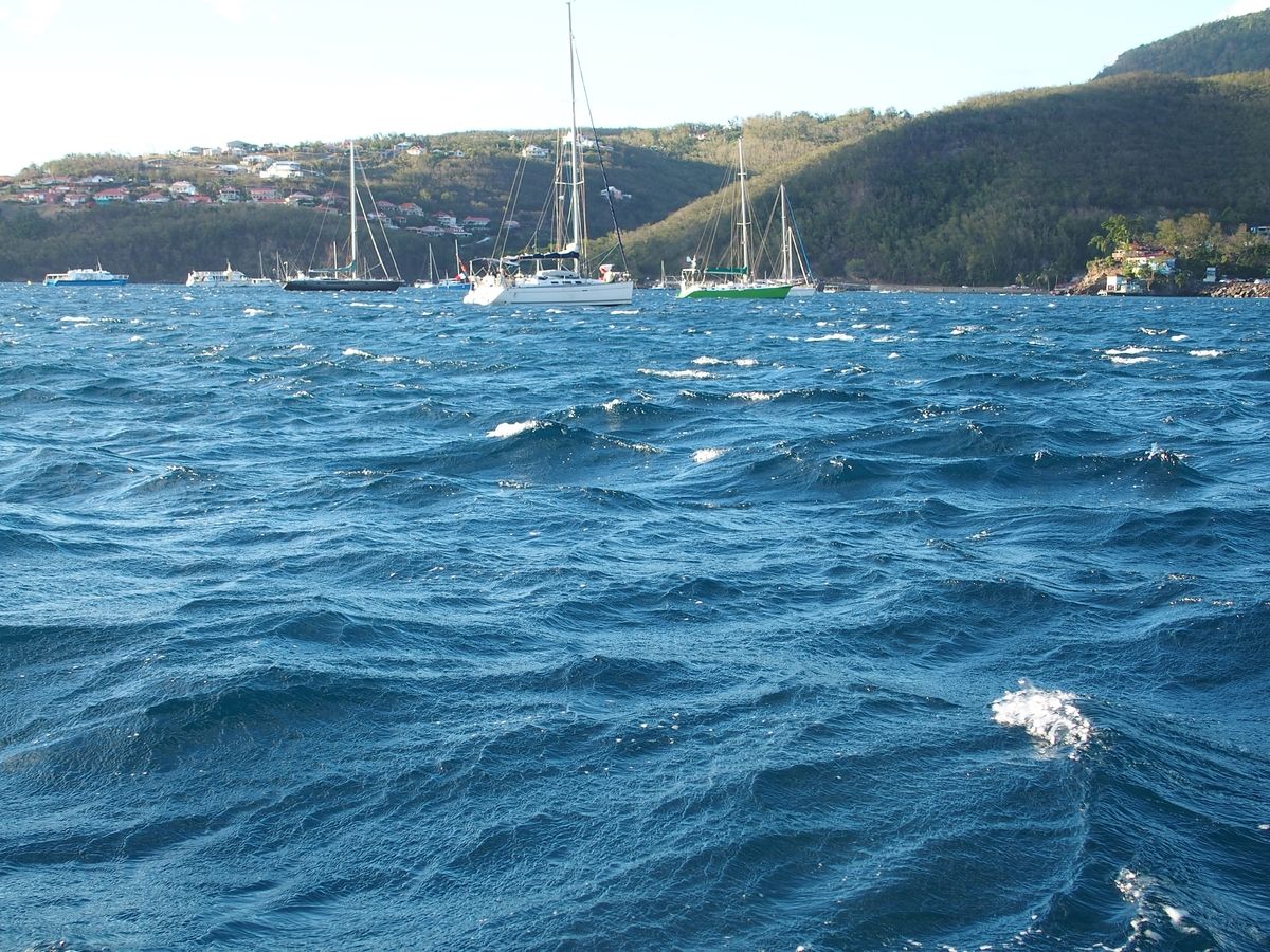 choppy sea